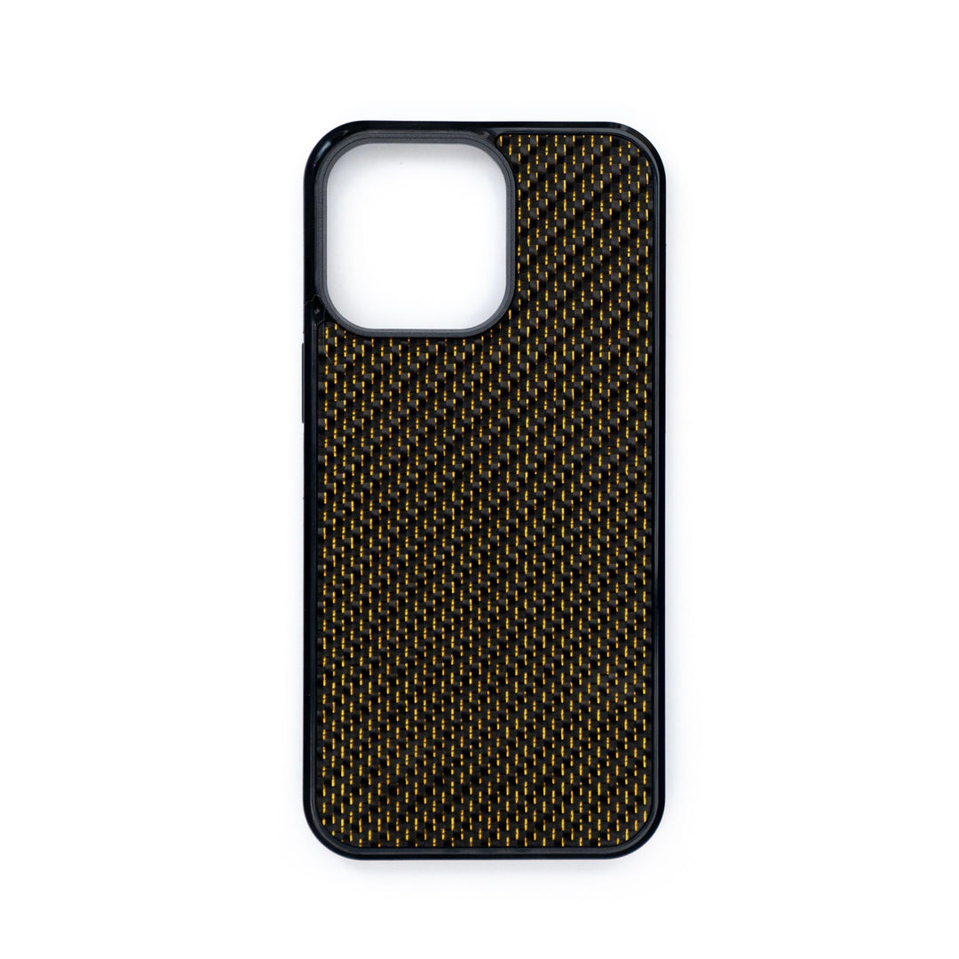 iPhone ClassicArmor™ Series Case - Gold Carbon