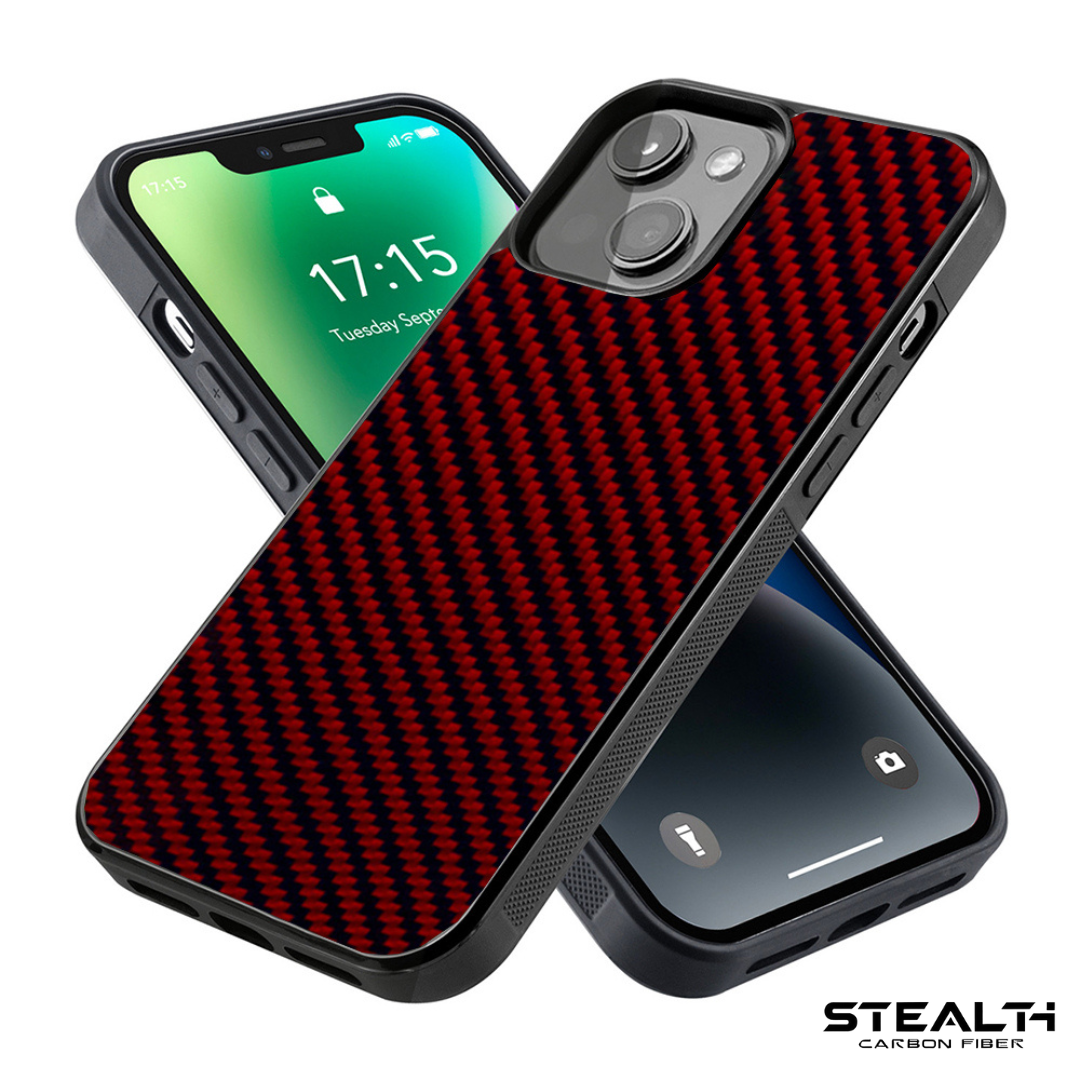 Real Red Classic Carbon Fiber Phone Case | iPhone | MAGSAFE