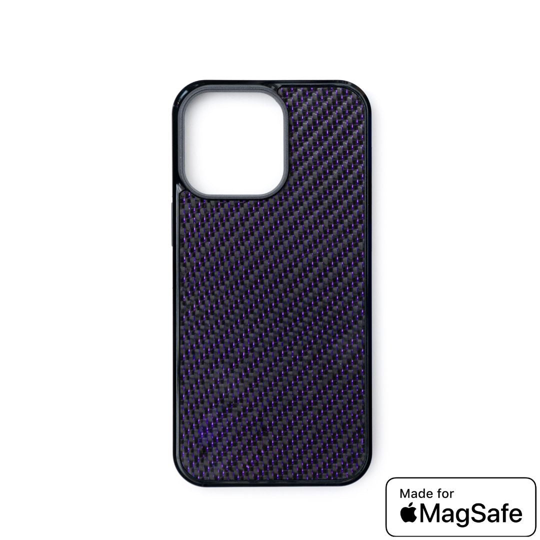 iPhone ClassicArmor™ Series Case - Purple Carbon with MagSafe